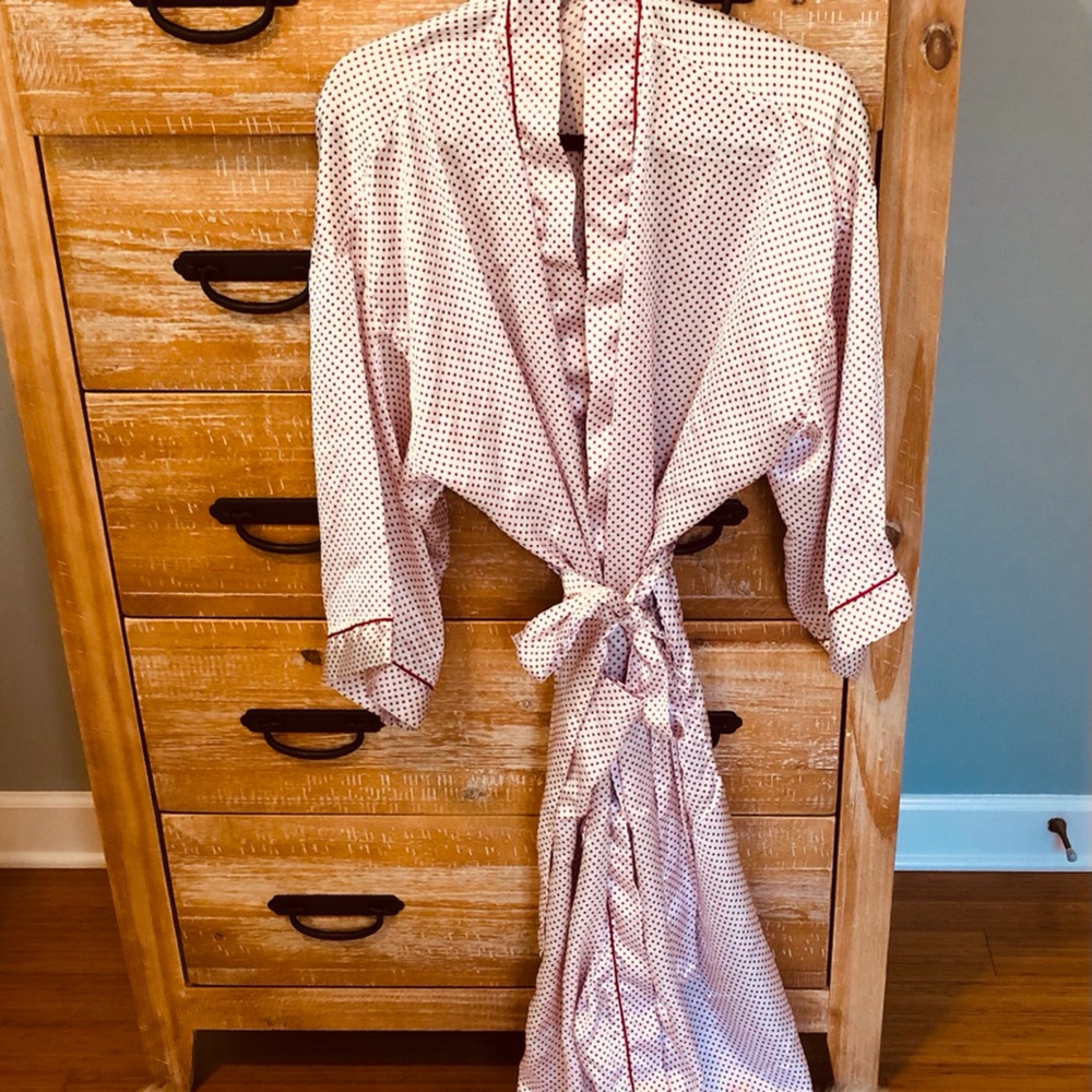 Vintage Christian Dior satin robe